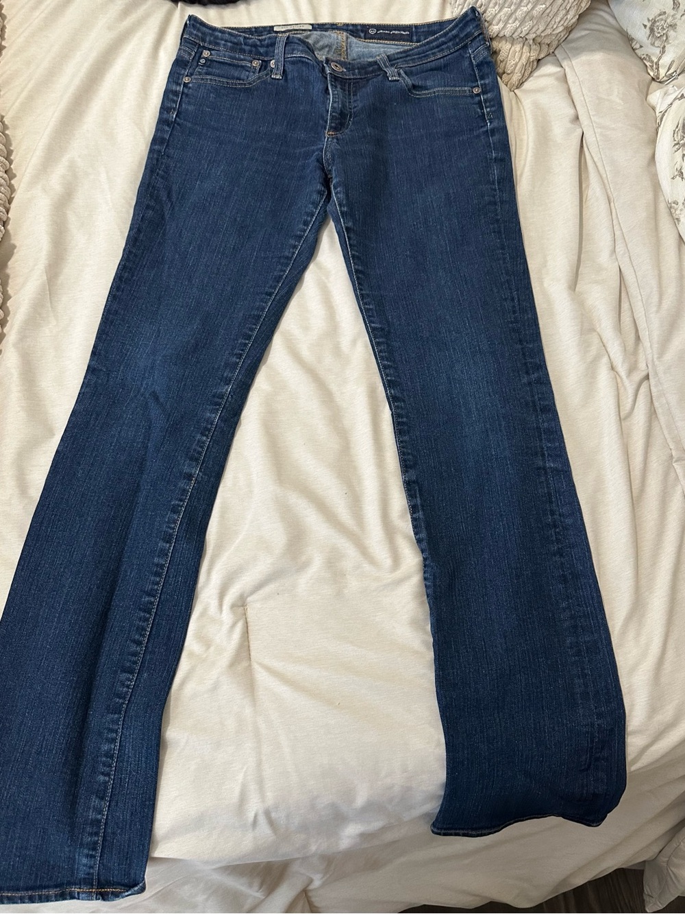 Ag Adriano Goldschmied Dark Blue Slim Boot Jeans sz 30R